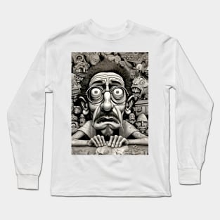 Inner Demons: A Perspective on Humanity's Eternal Struggle Long Sleeve T-Shirt